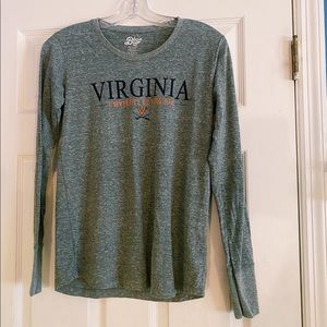 University of Virginia Gray Long Sleeve Tee